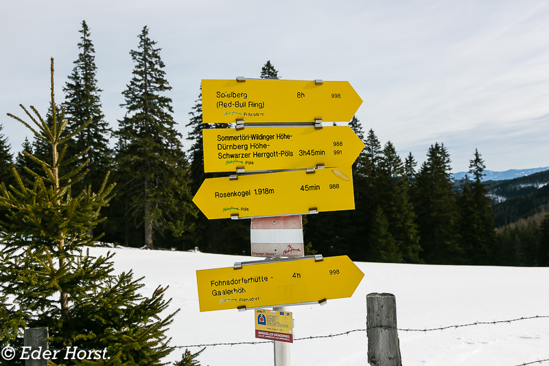 Schneeschuh – Tour auf den Roskogel. 1918m